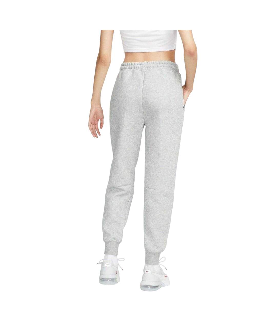 Womens/ladies Sportswear Tech Fleece Joggers Grey Nike-2