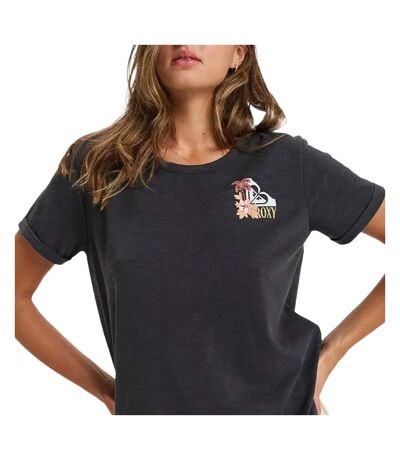 T-shirt noir femme roxy oceanwave - l