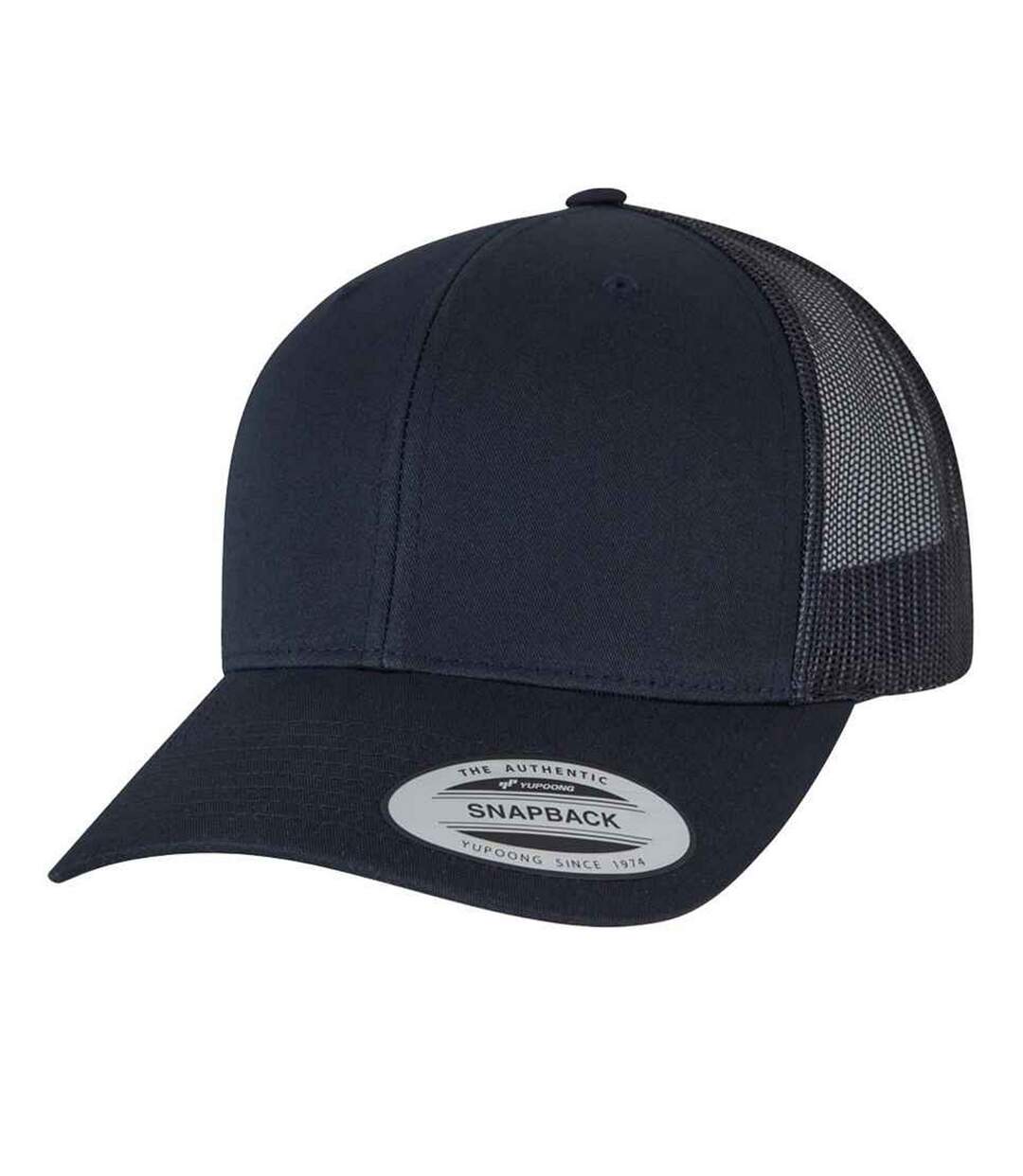 Casquette Trucker Bleu Marine Foncé Classic-1