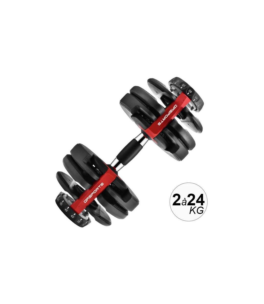 Haltère à charge variable 2 à 24 Kg-1