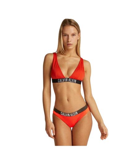Bas De Maillot De Bain Femme Rouge Piment Calvin Klein