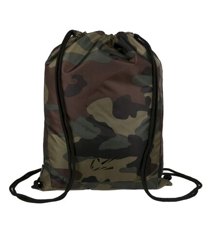Regatta Shilton Camo Drawstring Bag (Vert militaire) (Taille unique) - UTRG7524