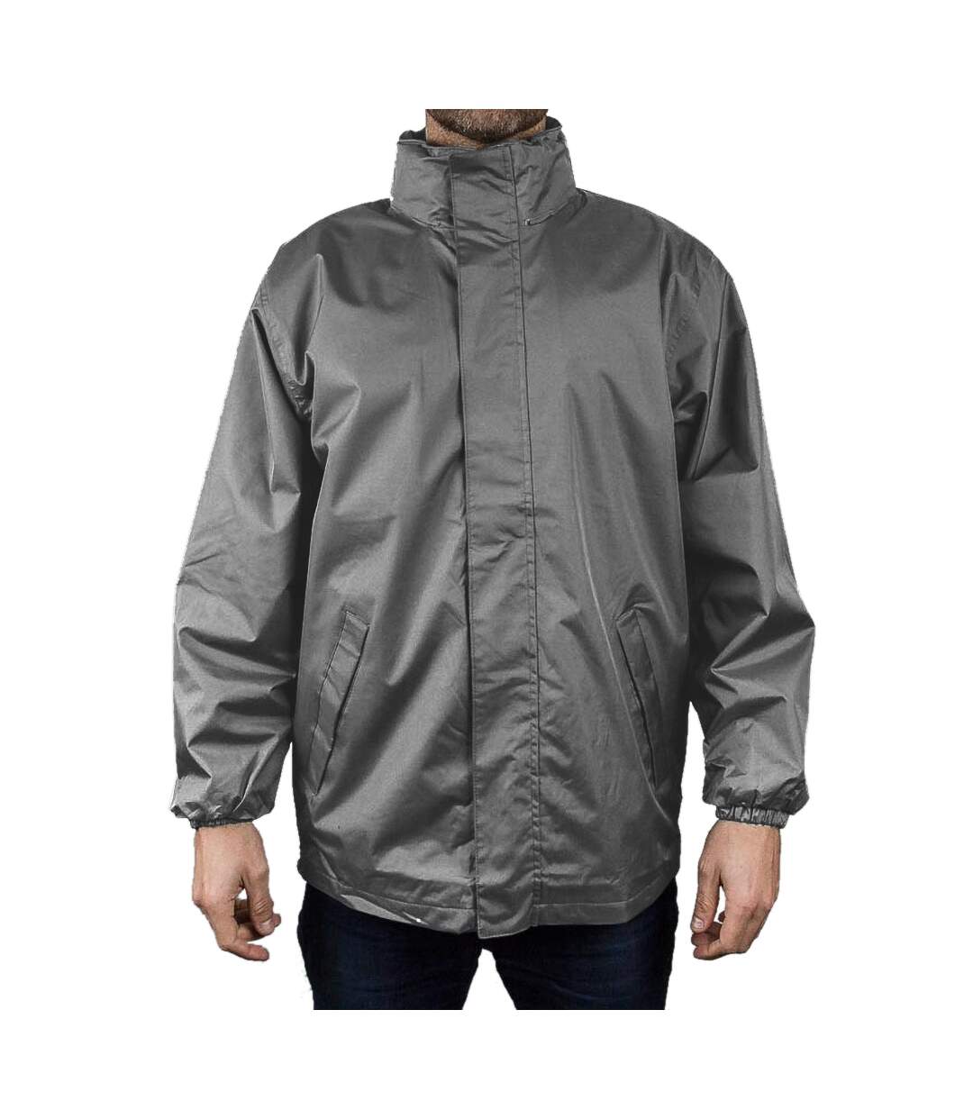Result Mens Core Midweight Waterproof Windproof Jacket (Steel Grey)