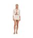 Womens/ladies Bianca Textured Mini Skirt Golden Windsor-4