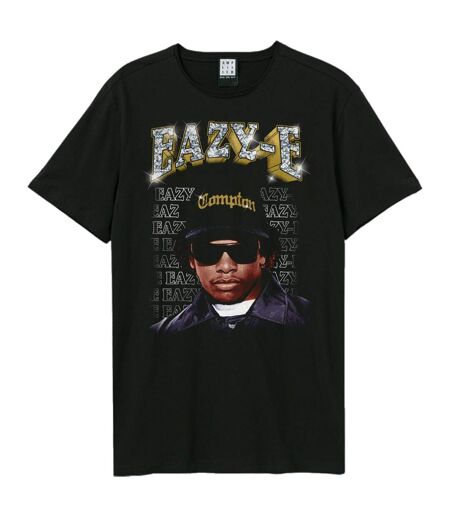 T-shirt unisexe adulte bling father eazy-e noir Amplified