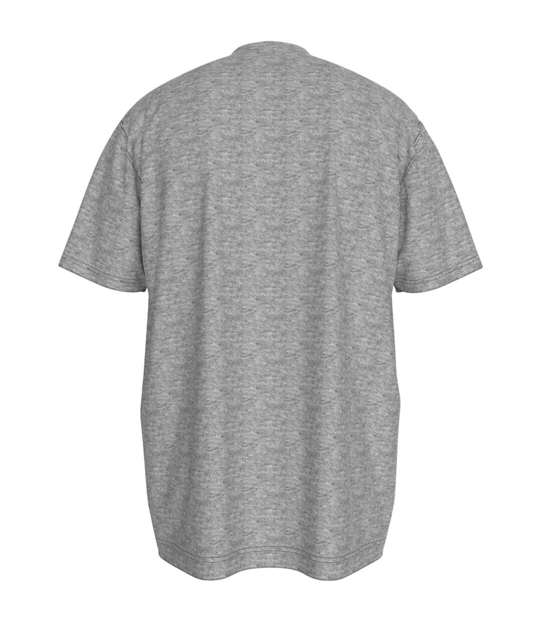 T-shirt Manches Courtes Motif/style Logo Homme Gris Chiné Chiné Tommy Hilfiger-2