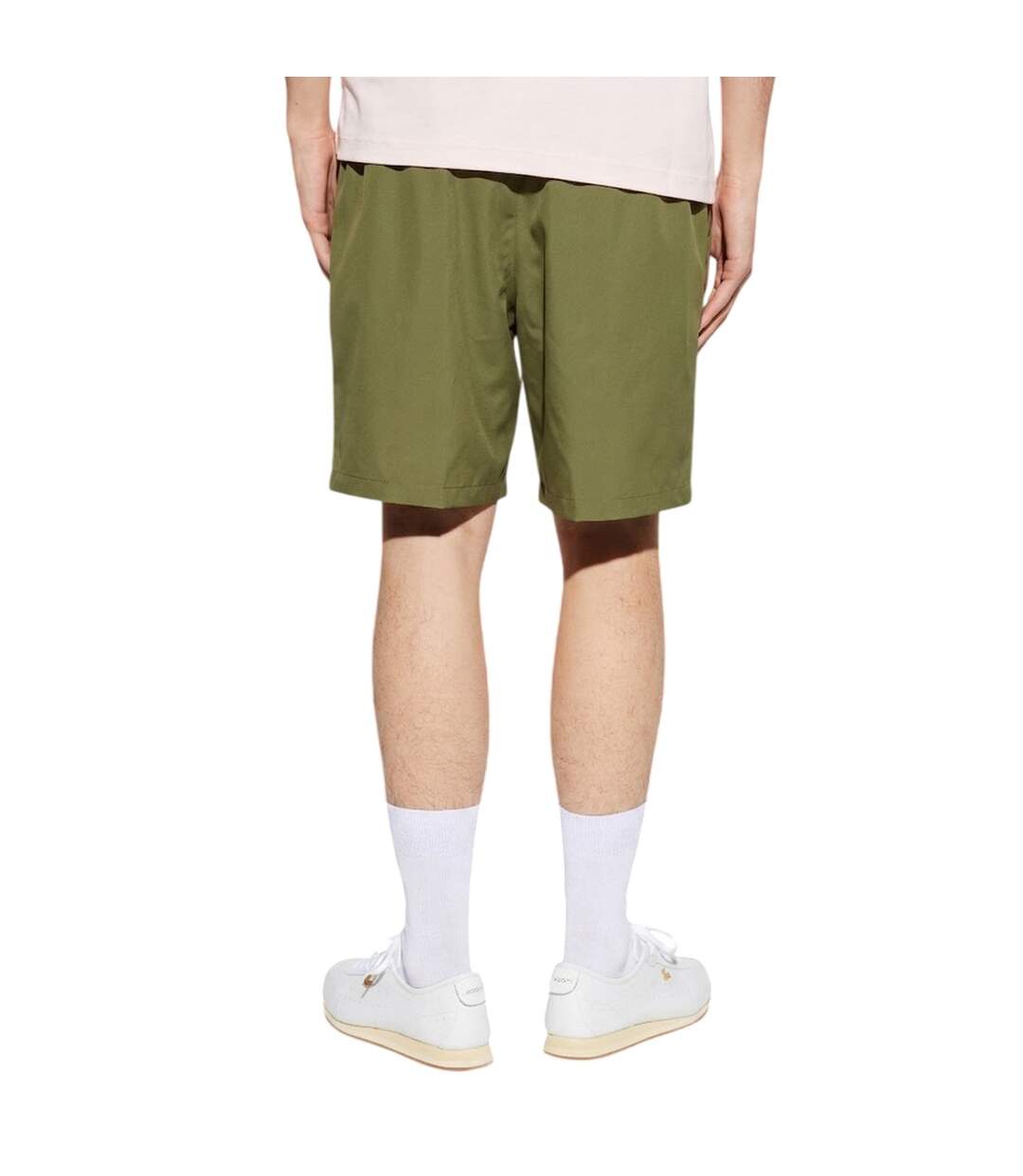 Short Motif/style Uni Homme Vert Kaki Lacoste-3