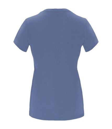 T-shirt capri femme bleu denim Roly Roly