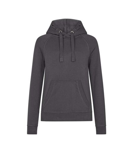 Sweat À Capuche Avec Cordons Premium Enfant Gris Foncé HRM