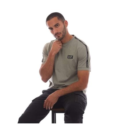 T-shirt Style Logo Ea7 Homme Gris Emporio Armani