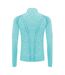 TriDri Womens/Ladies Seamless 3D Fit Multi Sport Performance Zip Top (Turquoise)