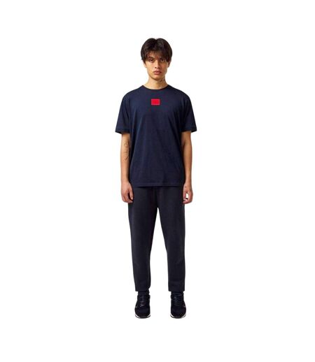 Mens Hadiko Drawstring Waist Joggers Dark Blue Boss