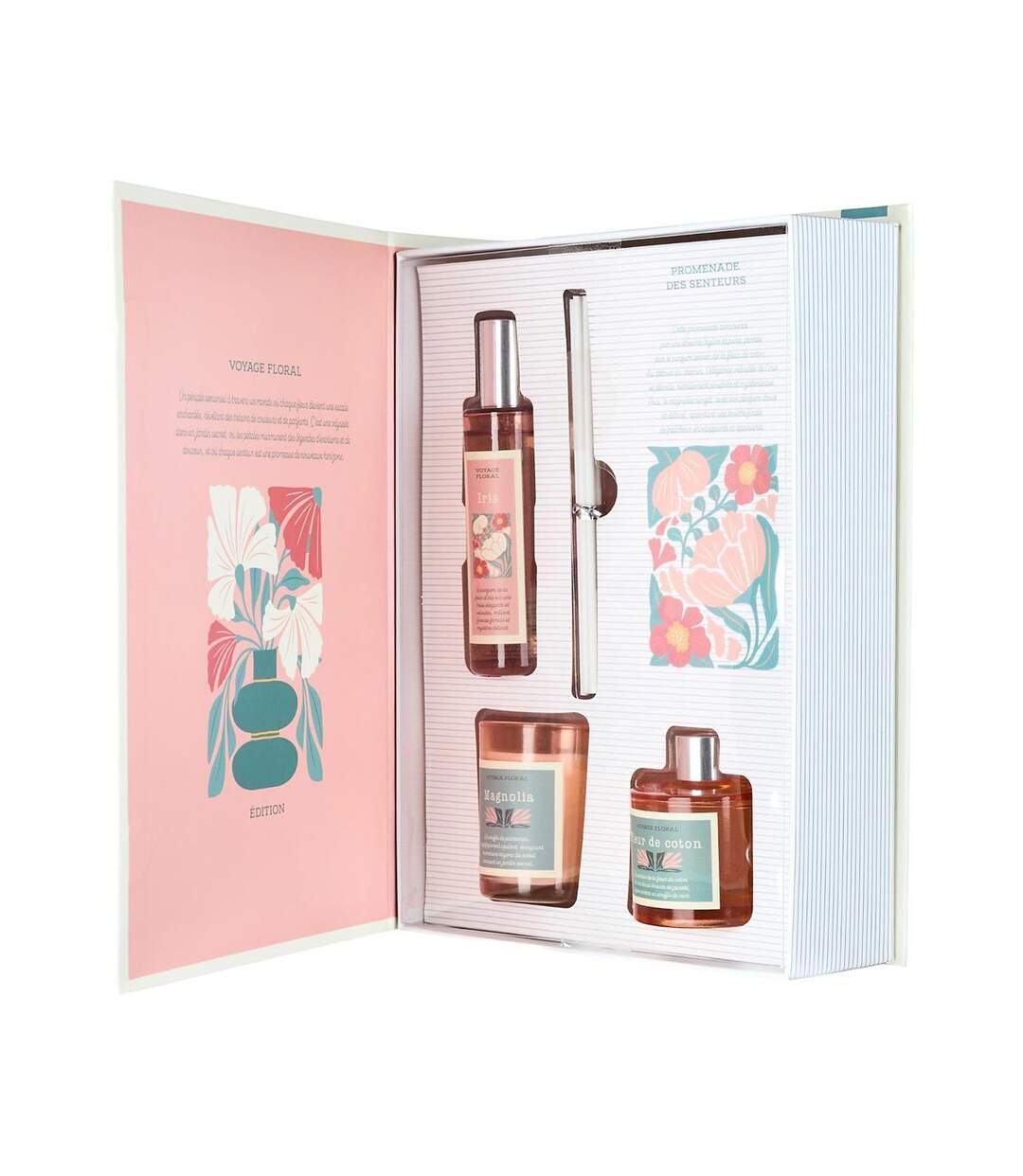 Coffret Senteur Parfumée Flower 25cm Fleur de Coton-1