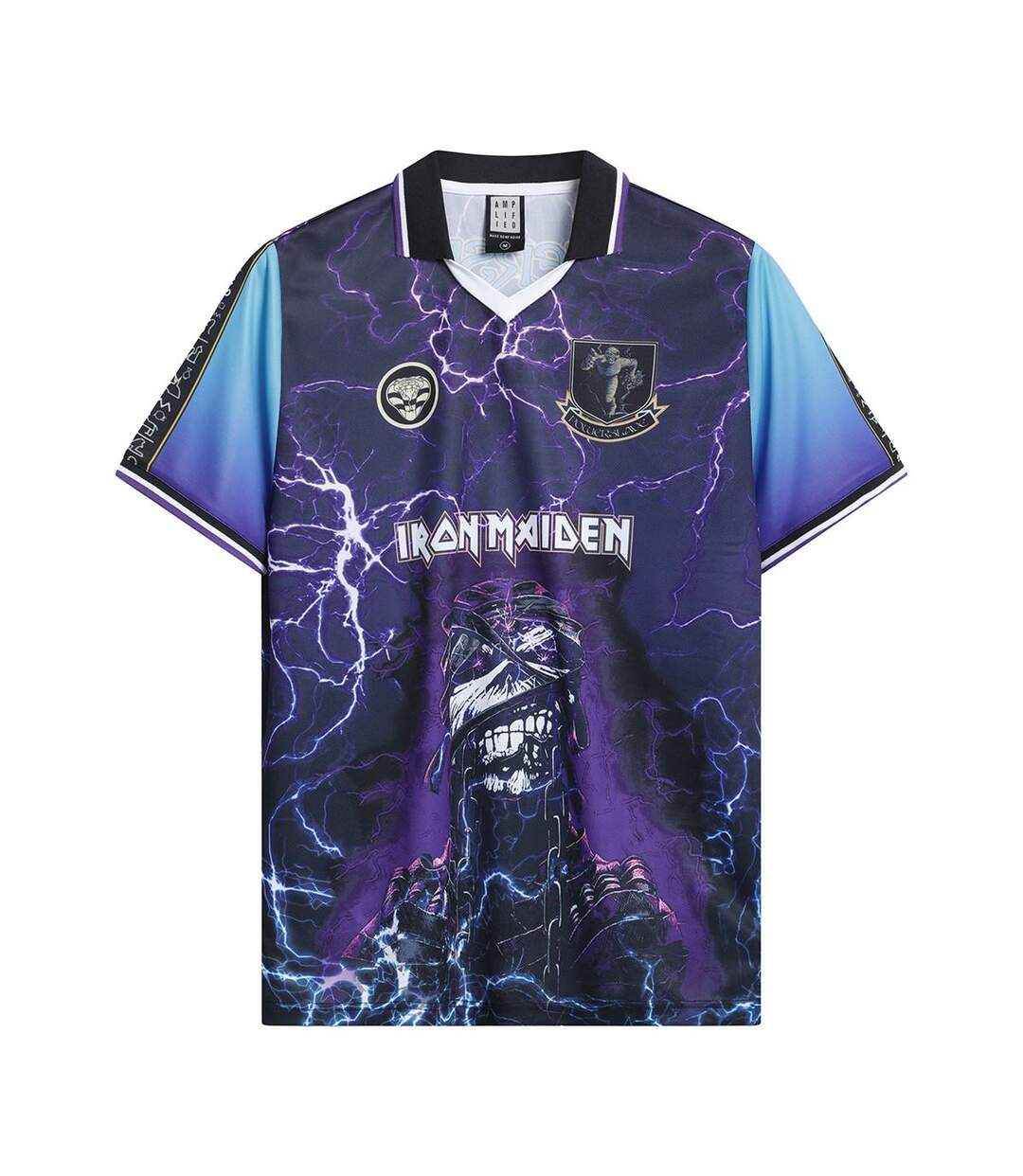 Unisex Adult Powerslave Iron Maiden Jersey Multicoloured Amplified-1