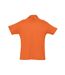 Polo Summer Homme Orange SOLS-2