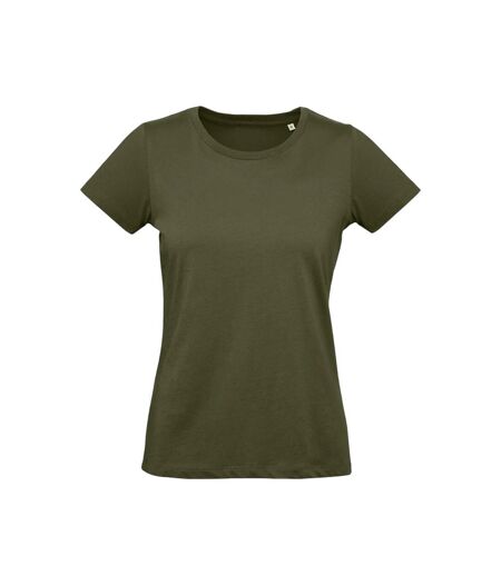 T-shirt Inspire Plus Femme Vert Kaki B&C