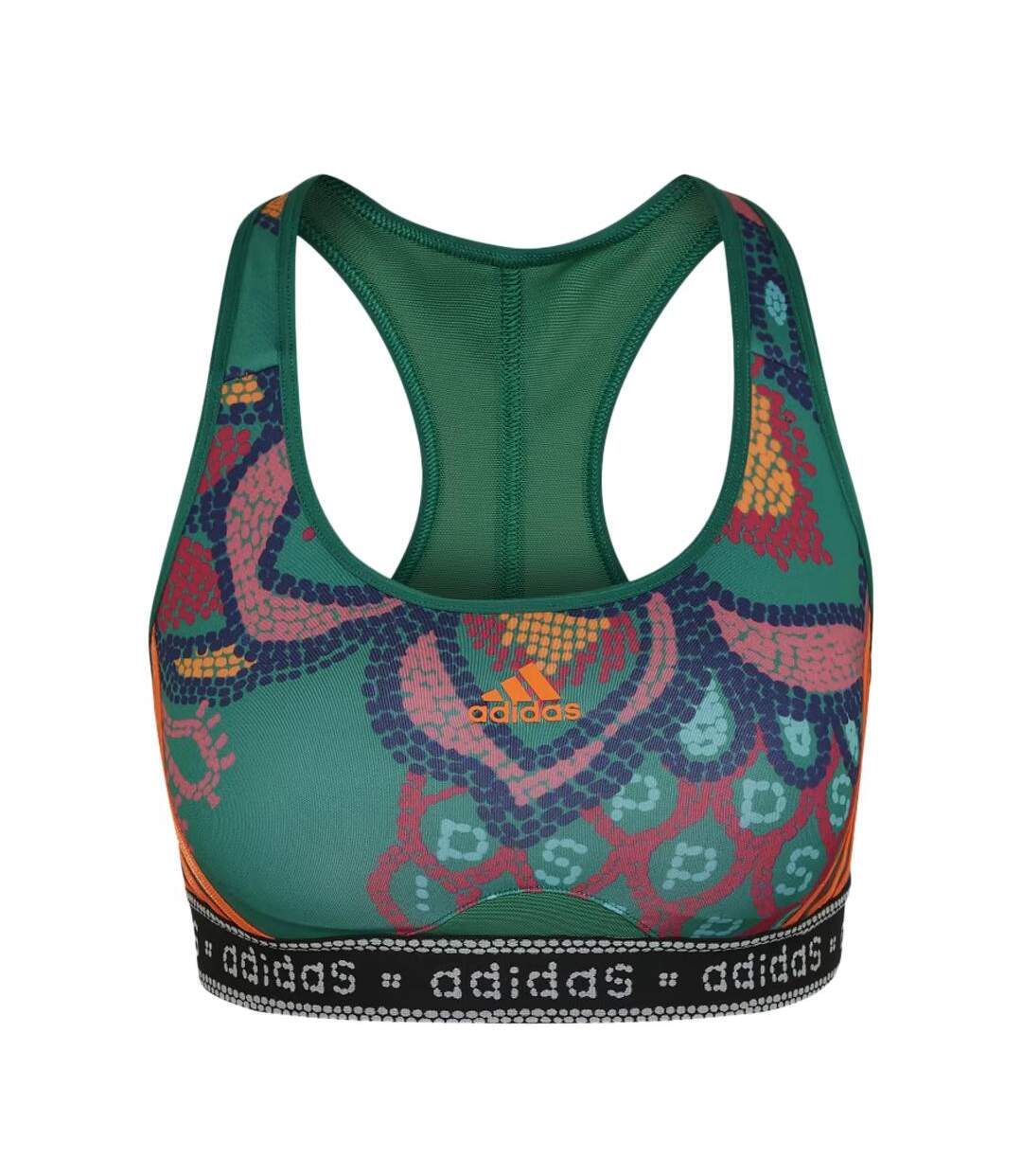 Brassière Vert/Rouge Femme Adidas Farm - L-1