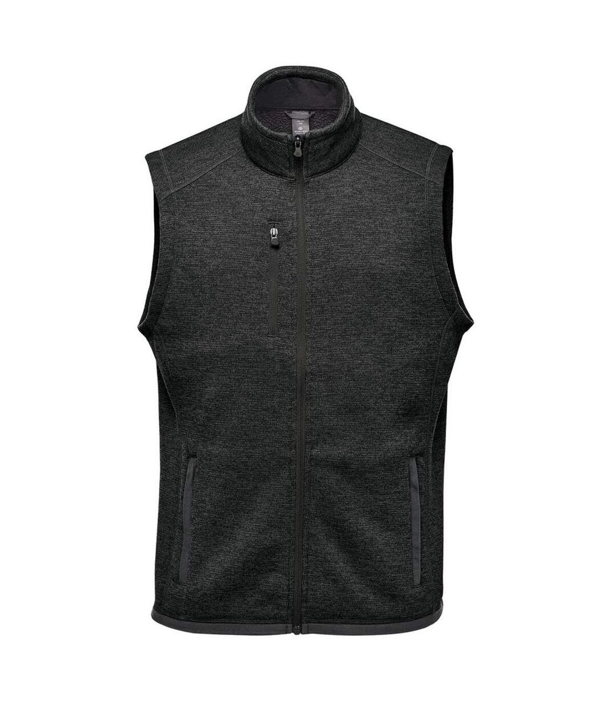 Stormtech Mens Avalante Pure Earth Full Zip Vest (Black Heather)