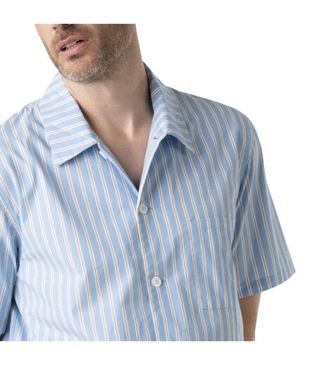 Pyjama court ouvert homme Popeline Eminence