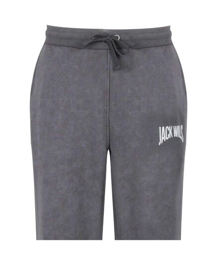 Mens Fleece Logo Regular Joggers Forged Iron Jack Wills