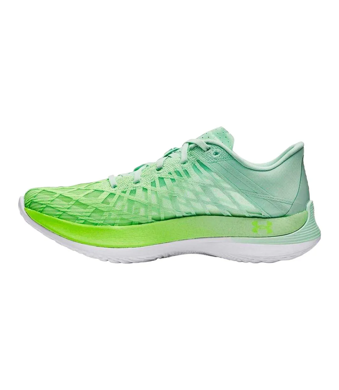Womens/ladies Velociti Elite Low Cut Trainers Green Under Armour-2