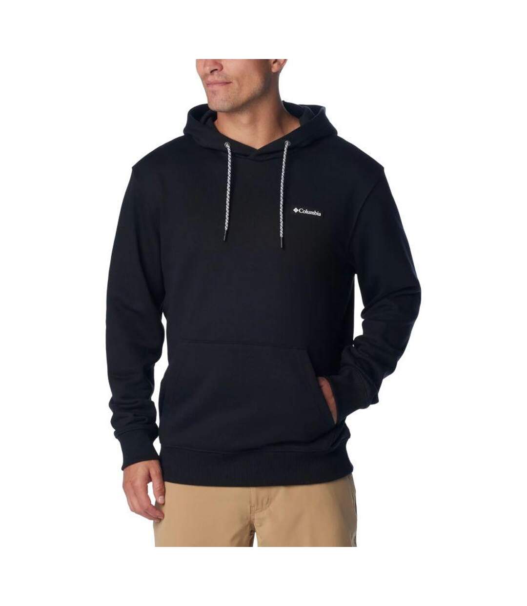 Sweat À Capuche Marble Canyon Homme Noir Columbia-1