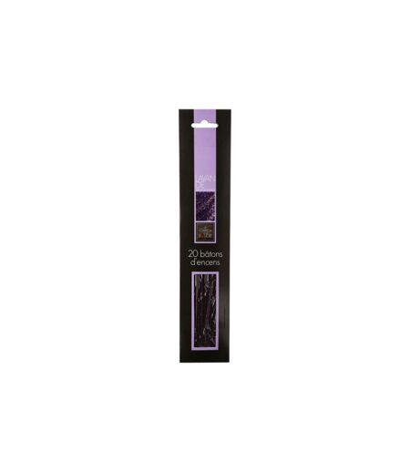 Lot de 20 Bâtons d'Encens 25cm Lavande