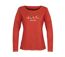 MAYFLOWER NOBODY3 – Tee-shirt manches longues orange éclatant et détails Lurex pour un style vitaminé-5