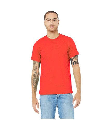 Canvas t-shirt jersey hommes rouge vif Bella + Canvas