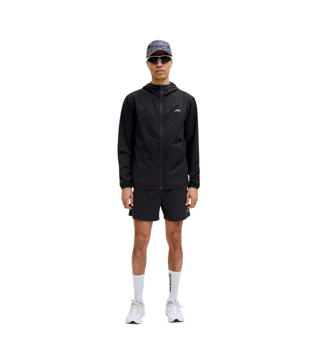Mens Relaxed Fit Windbreaker Set Black Jack And Jones-2