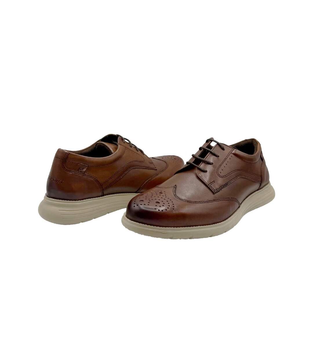Chaussures Brogues Total Motion Homme Marron Clair Rockport-2