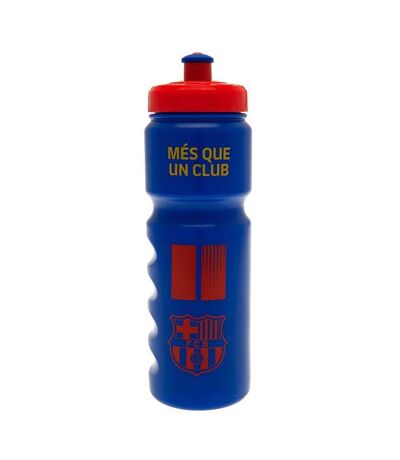 FC Barcelona Més Que Un Club Plastic Water Bottle (Blue/Red/Yellow) (One Size) - UTRD2619
