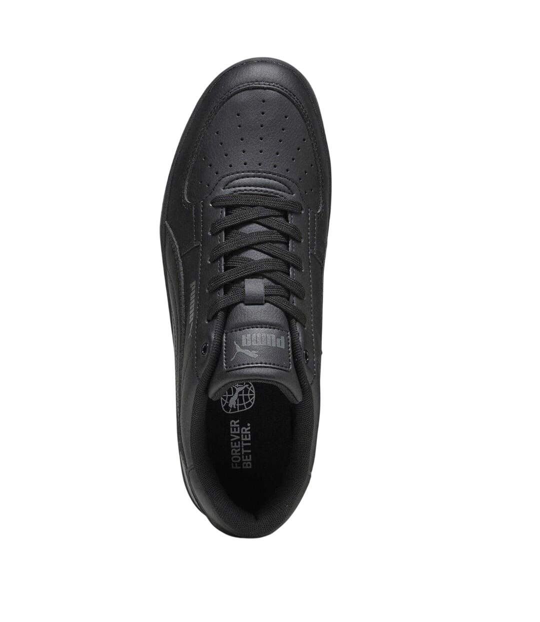 Mens Caven 2.0 Logo Trainers Triple Black Puma-3
