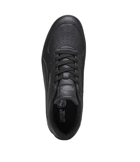 Mens Caven 2.0 Logo Trainers Triple Black Puma