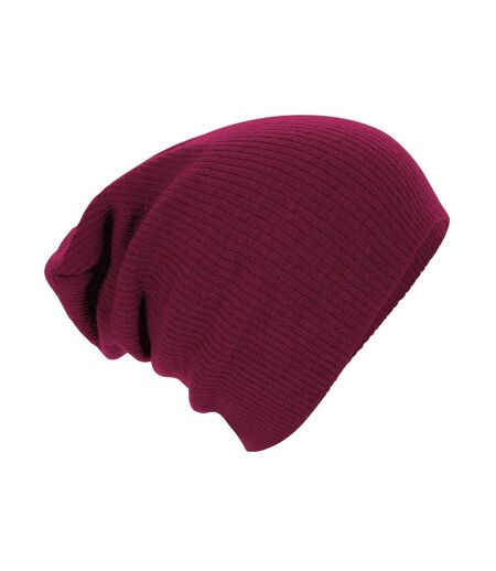 Bonnet bordeaux Beechfield