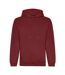 Sweat À Capuche Adulte Bordeaux Awdis-1