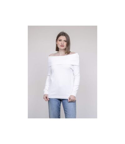 Pull col bardot KATARINA - Dona X Lisa