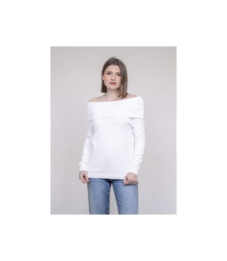 Pull col bardot KATARINA - Dona X Lisa