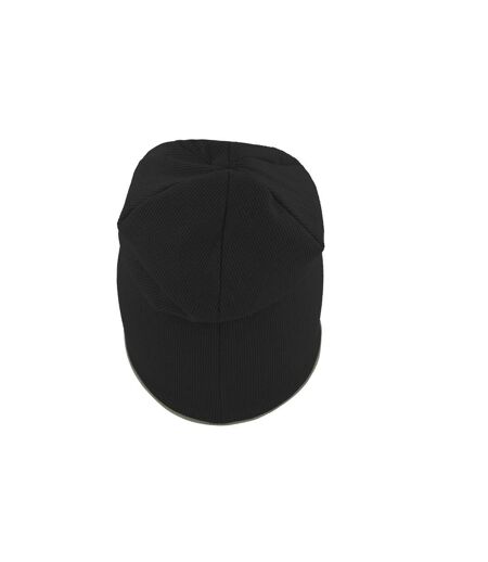 Atlantis Extreme Reversible Jersey Slouch Beanie (Black/Grey) - UTAB178