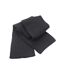 Result Classic Heavy Knit Thermal Winter Scarf (Charcoal) (One Size) - UTBC875