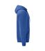 Sweat À Capuche Classic Adulte Bleu Roi Chiné Fruit Of The Loom-3