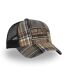Casquette baseball avec filet adulte en flannelle à carreaux Car Vondutch-3