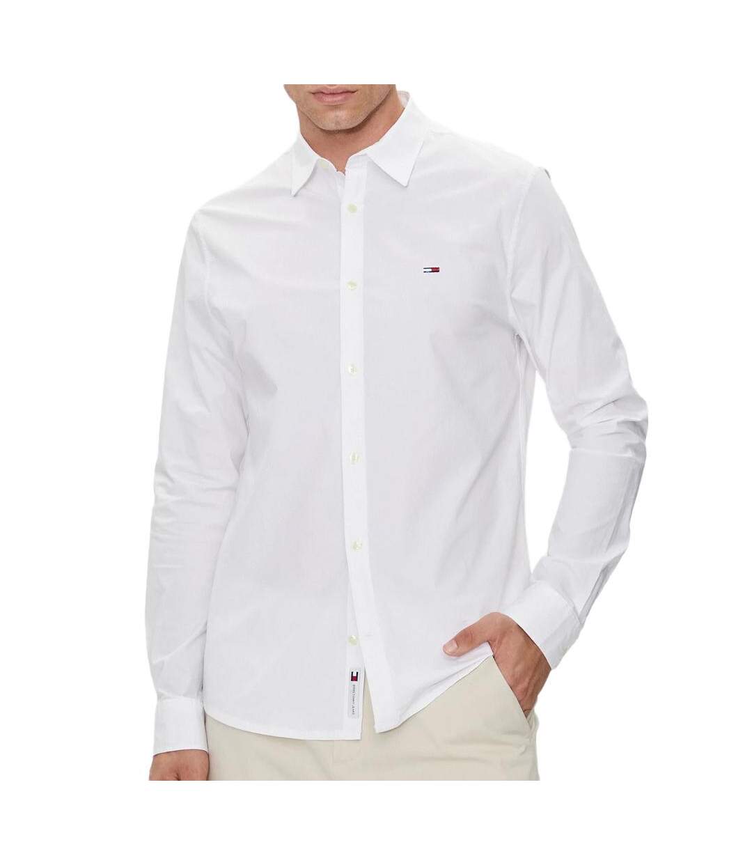 Chemise Blanches Homme Tommy Hilfiger Entry Poplin - L-1