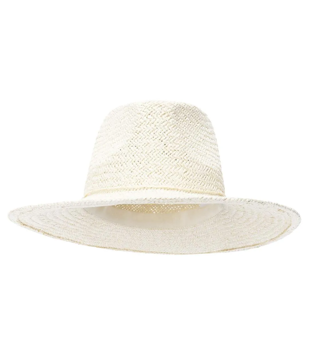 Womens/ladies Brielle Straw Hat Natural Trespass-1