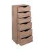 Caisson de bureau 6 tiroirs - Beige-3