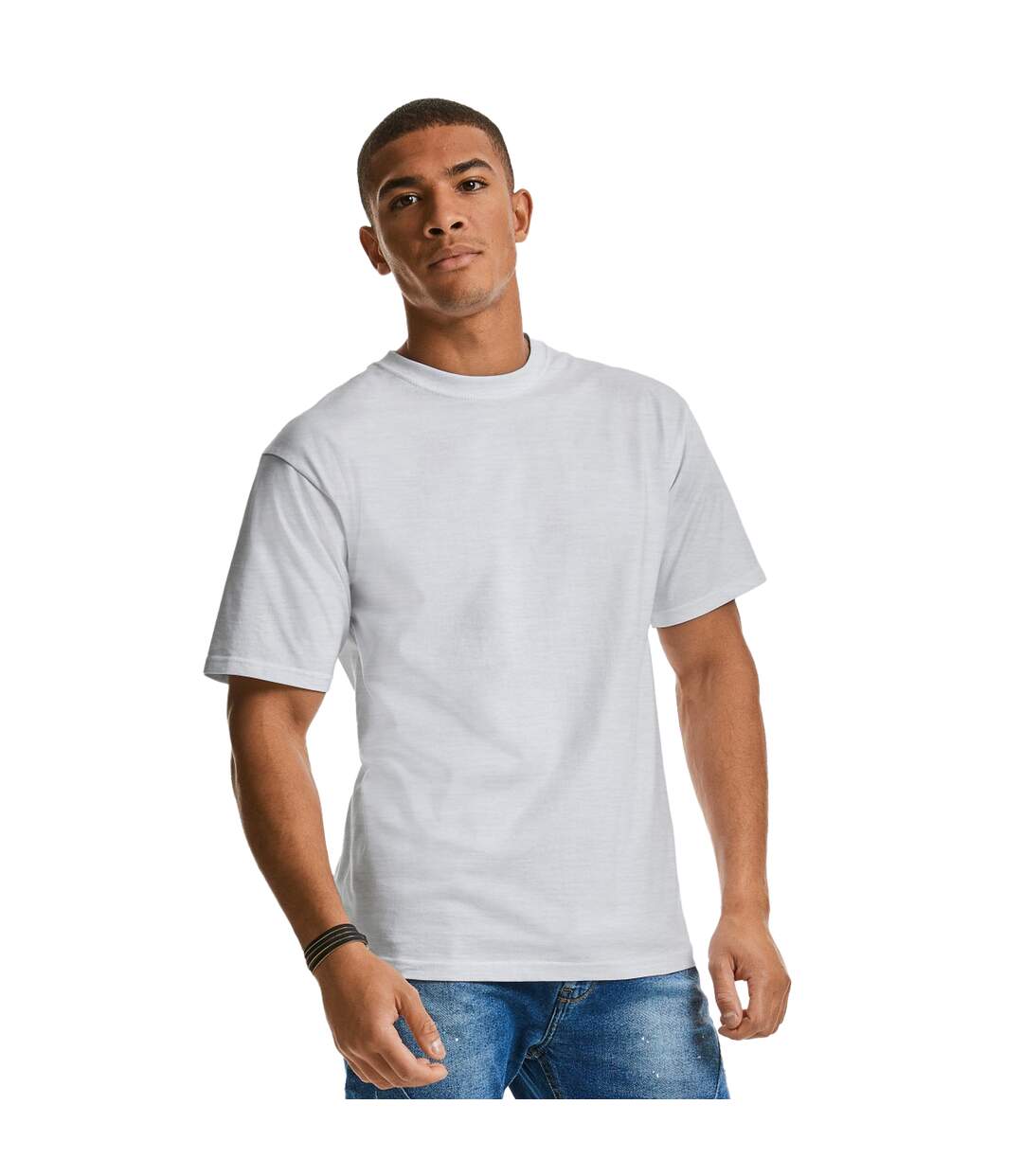 Russell - T-shirt épais - Homme (Gris) - UTBC4750