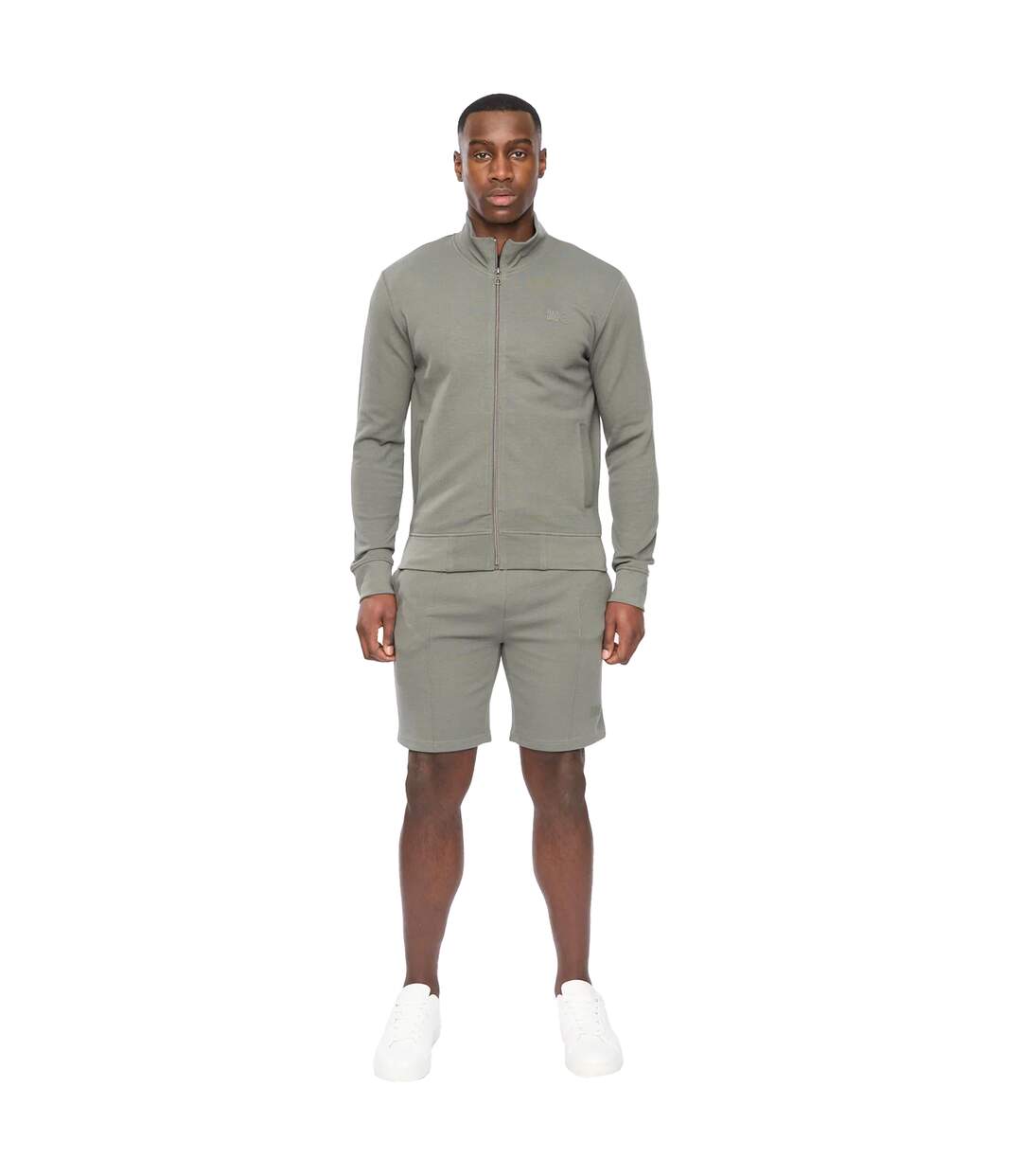 Mens hannings full zip jacket olive Duck and Cover-3