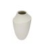 Vase Design Rainuré Ice 50cm Crème-2