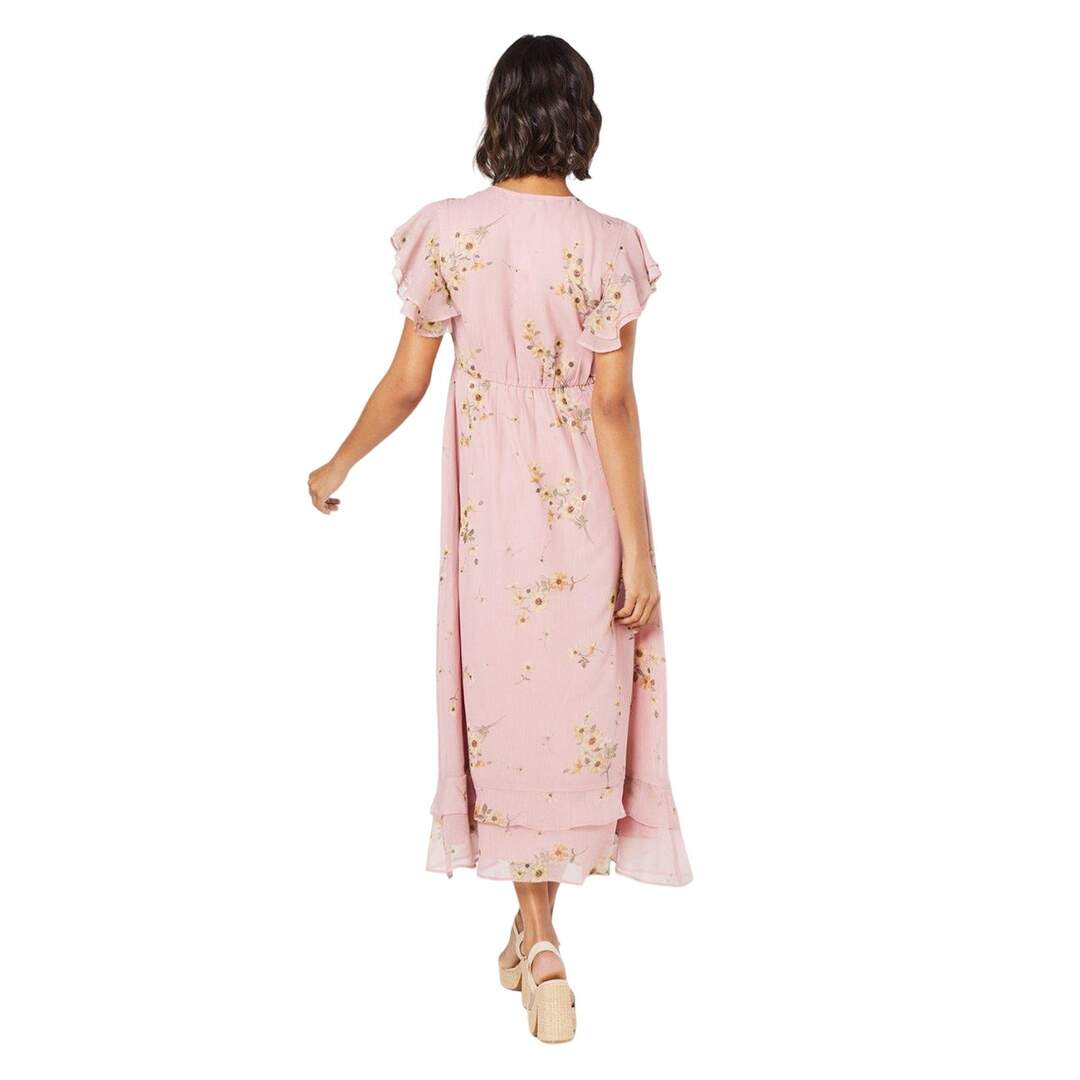 Robe mi-longue femme rose Dorothy Perkins-2