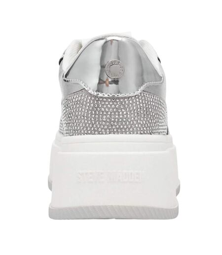 Baskets Dynamo Femme Argenté Steve Madden
